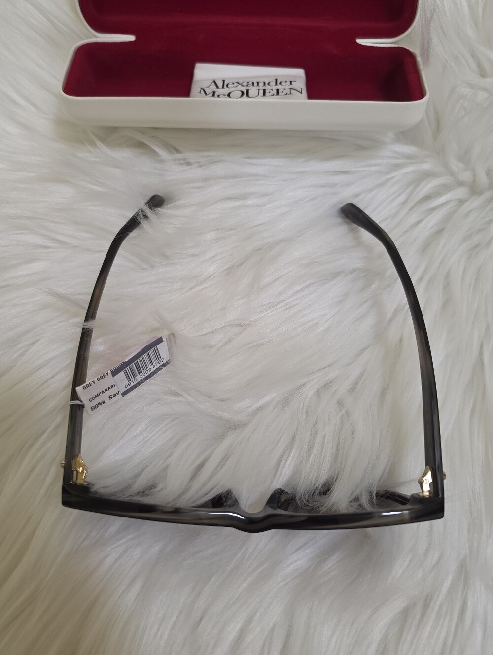 Alexander McQueen 54mm Square Sunglasses - Picture 3 of 10